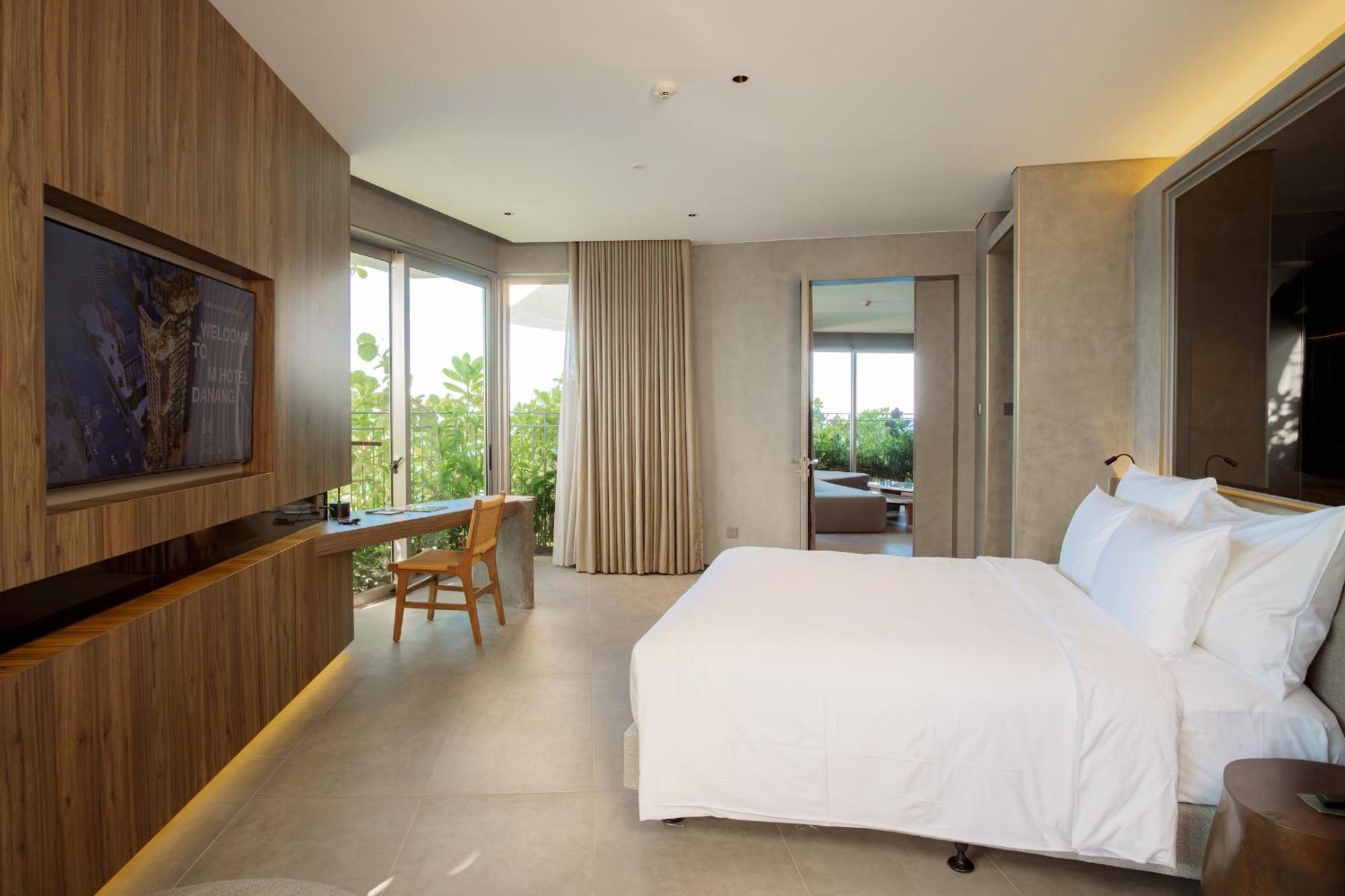 M Hotel Danang Eksteriør billede A bedroom at the hotel