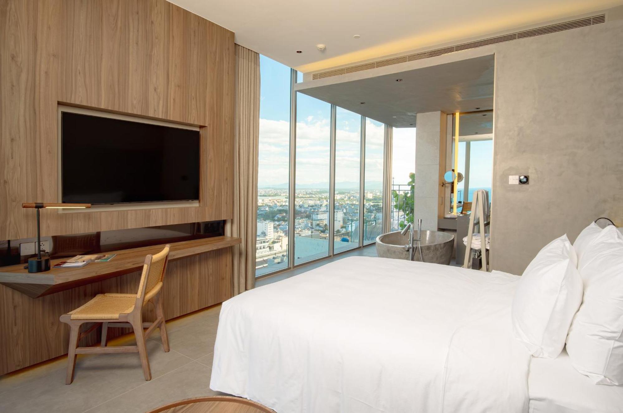 M Hotel Danang Eksteriør billede A bedroom at the hotel